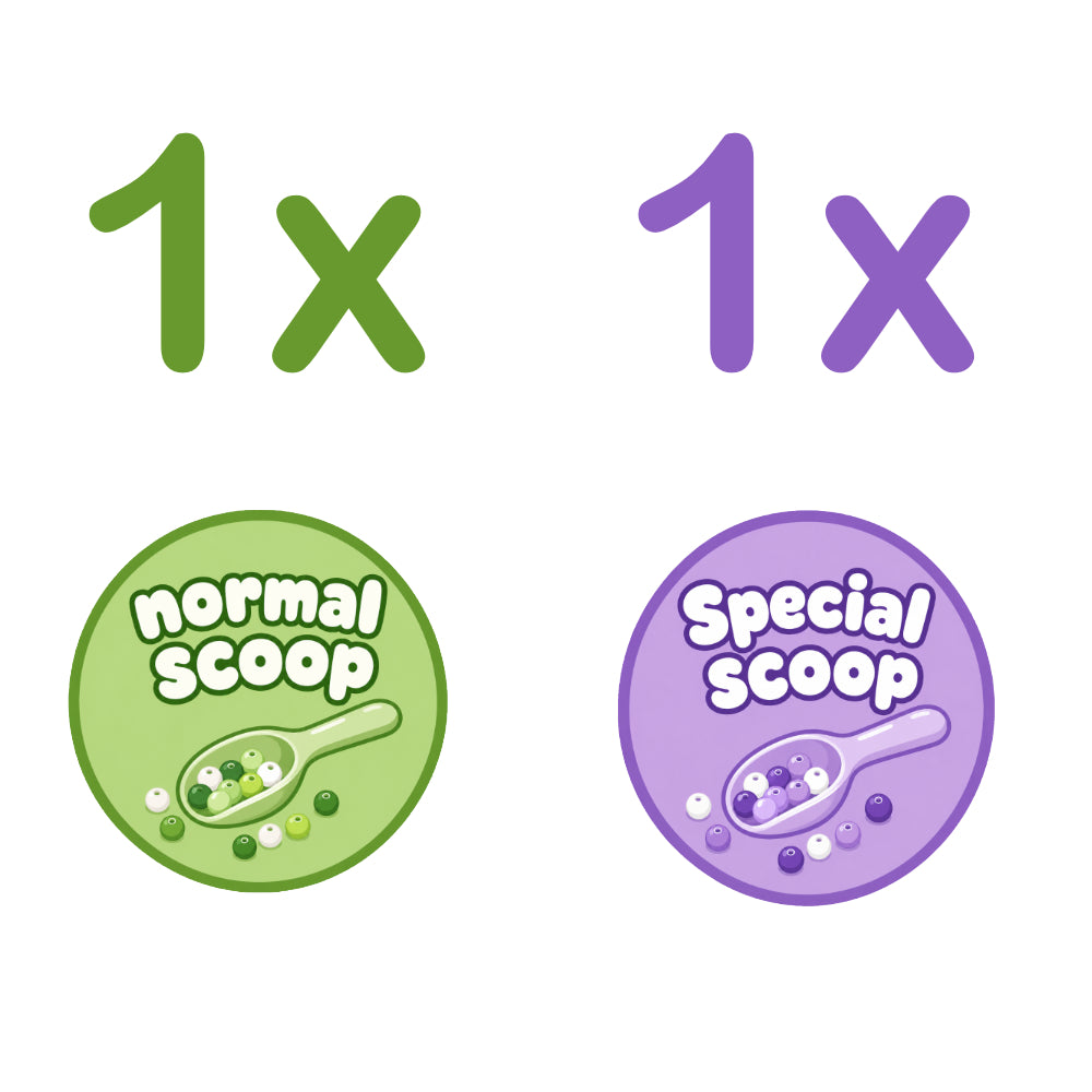 Normal scoop + Special scoop